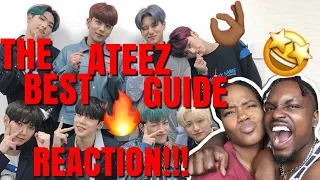 THE GREATEST ATEEZ GUIDE REACTION ON YOUTUBE!!!!🔥😁 #ATINYCOUPLE