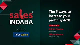 Sales Indaba :: 5 ways to increase your profit by 46%