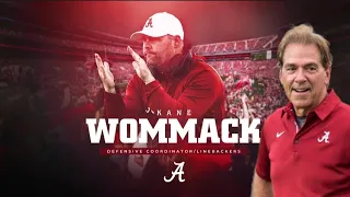Alabama DC Kane Wommack Explains How Nick Saban is Helping to Install Alabama New Defense