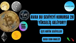 Avax Coin Bu Seviyeyi Korursa 2x Yükseliş Gelir! Avax Coin Son Dakika Analizi Kripto Para Yorumu