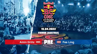 Red Bull BC One Cypher Austria 2022 | 1vs1 B-Boy | PRE 20 – Amin Drillz -VS- Fee Ling