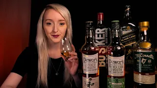 ASMR Whiskey Tasting Session 🥃 Johnnie Walker, Dewars