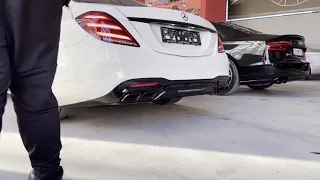 S500 4m 63amg exhaust system W222