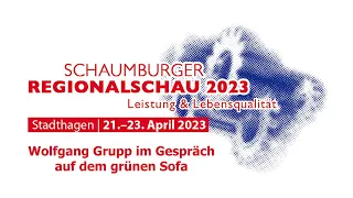 Wolfgang Grupp im Gespräch auf der Schaumburger Regionalschau