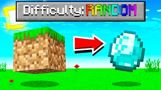 DIRT = DIAMONDS IN MINECRAFT? (random)