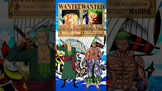 Zoro evolution #onepiece #edit #shorts