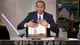 Stephen A. EXPOSES Molly Qerim for her laptop browsing on First Take! 😂