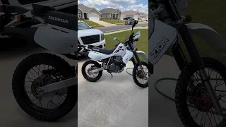 2023 Honda xr650l cold start #fypyoutube #like #subscribe