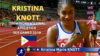 Pinay Kristina Knott Breaks Lydia De Vega's 33-year-old record!! SEA GAMES 2019 - 200m Athletics