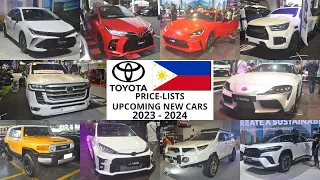 Toyota Motor Philippines Price-lists & Upcoming New Cars 2023 - 2024 | GR Supra, GR Yaris & GR 86
