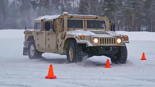 U.S. Marine Corps, tactical drivers training course, Setermoen, Norway, Feb.2021