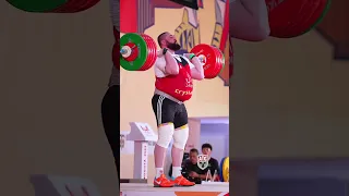 Lasha Talakhadze 🇬🇪 251kg / 553lbs C&J 🥇 #cleanandjerk #weightlifting #slowmotion