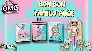 STOCK PICTURES OF THE LOL SURPRISE OMG BON BON FAMILY PACK!