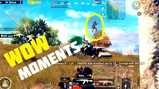 TRY NOT TO LAUGH || WOW MOMENTS || PUBG MOBILE