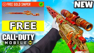 *NEW* FREE GOLD SNIPER in COD MOBILE 😍