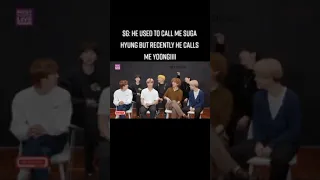 JK used to call Suga as Suga Hyung but now he calls him YOONGI🤣🤣💜#yoonkook #shorts #bts #btsshrishti