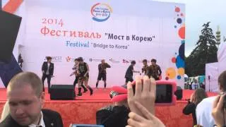 140614 BTS in Moscow on festival "Bridge to Korea" - NO