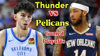 Thunder vs Pelicans| Game 1 Full Highlights | NBA Playoffs | Thunder leads 1-0 | April 22, 2024