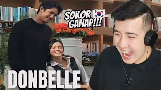 [REACTION] DONBELLE | BELLE's morenong 6 footer Tripod in Korea | Donny Pangilinan | Belle Mariano