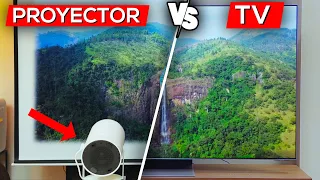 TV vs PROYECTOR!!  ¿CUAL COMPRAR? ¿CUAL ES MEJOR? Todas las DIFERENCIAS 🔥