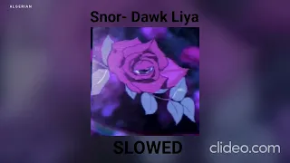 Snor -  Dawk Liya (S L O W E D - R E V E R B)