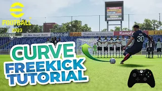 eFootball 2023 - Curve Free Kick Tutorial 🔥 - PC , Xbox