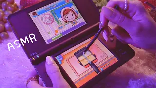 ASMR | let’s play nintendo DS 🥧 cooking mama !! relaxant et un peu chaotique