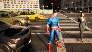 Superman Flying Game in Unreal Engine 5 — The Matrix Awakens