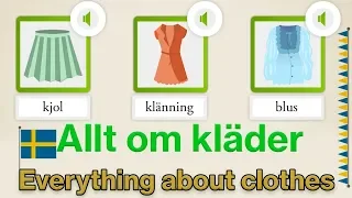 Kläder på svenska / Clothing in Swedish (2021) SFI