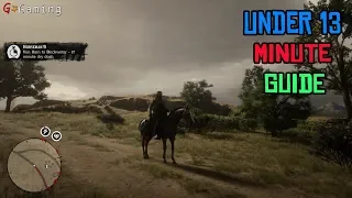 Red Dead Redemption 2 - Van Horn to Blackwater in Under 17 Minute - Easy Guide - PS4 Pro