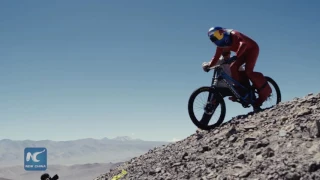 This biker went 167kph down a mountain