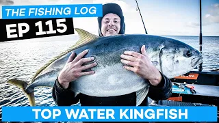 Massive Top Water Kingfish // Flog 115