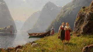 HANS DAHL (1849-1937) Norwegian artist  ✽ Edvard Grieg/ Peer Gynt Suite No. 1: Morning Mood