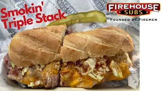 Firehouse Subs LIMITED TIME ONLY Smokin’ Triple Stack Review