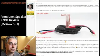 Premium Speaker Cable Review Morrow SP3