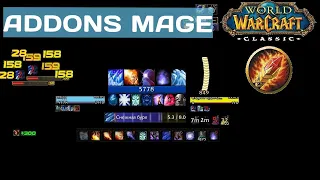 Wow classic:Мои аддоны Маг  / addons MAGE UI / вов классик аддоны маг /