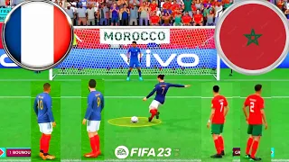 FIFA World Cup 2022 |France vs Morocco| [Penalty shootout] Fifa 23 Gameplay