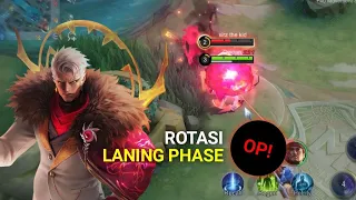 LANING PHASE JAGO+ROTASI CEPET! TUTORIAL 100% JADI YU ZHONG ANDALAN! QWEAN TIPS - MLBB