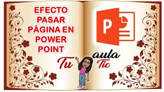 📖 EFECTO PASAR PÁGINA en Power Point ,Simular libro o cuento abierto