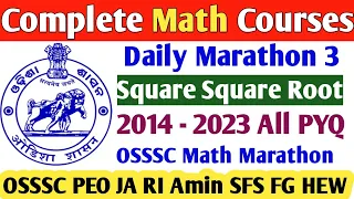 Square Square Root Marathon Class // All Previous Year Question 2014 to 2023//PEO JA RI ARI AMIN sfs