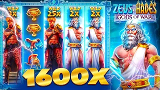 МОМЕНТАЛЬНЫЕ 3 ШТОРЫ НА 1600Х в ZEUS VS HADES | ЗАНОСЫ !!!