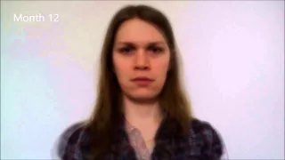 MTF 1 year HRT transition timeline: So I took a picture every day