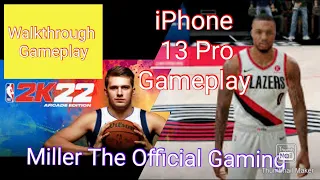 NBA 2K22 Arcade Edition Gameplay Phoenix Suns vs Miami Heat iOS