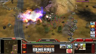 C&C Generals - Zero Hour: 1 vs. 7 - Infantry vs. 7 Hard Tank (Destruction Station)