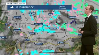 Scattered snow, graupel, and rain showers around through Friday