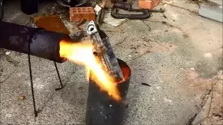Torpedo Waste oil burner Lighting and Metal melting.