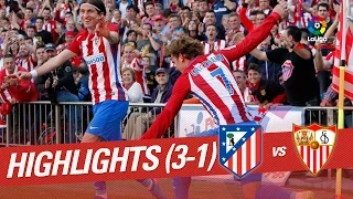Highlights Atlético de Madrid vs Sevilla FC (3-1)