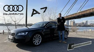 Audi A7 TFSI 3.0 из Америки. Обзор автомобиля, комплектации, впечатления от премиума из США