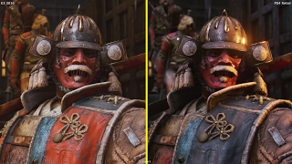 For Honor E3 2016 Demo vs Retail PS4 Graphics Comparison