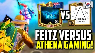 FEITZ VS ATHENA IN PUBG MOBILE YOUTUBER TOURNAMENT!